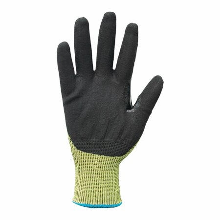 Traffi TG5545 LXT Cut A5 Impact MicroDex Nitrile Glove, Size 11 TG5545-GR-11